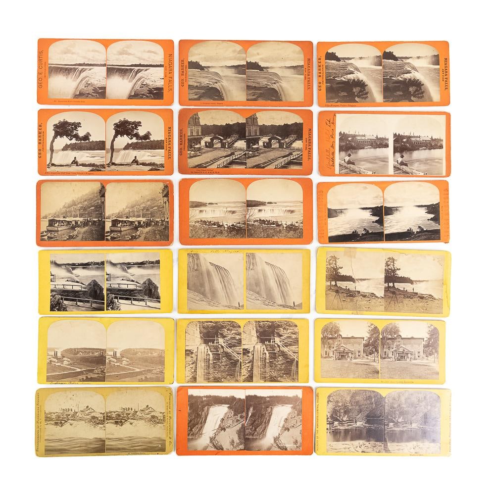18 Niagara Falls & Others Stereo View Cards (1 of 11)