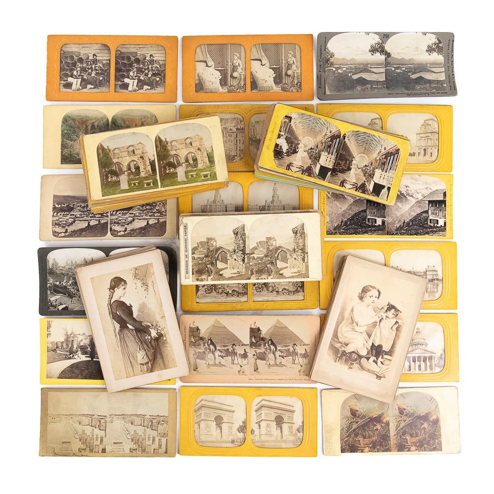 71 Stereo View Cards (1 of 12)