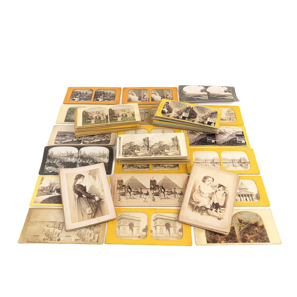 71 Stereo View Cards - 2