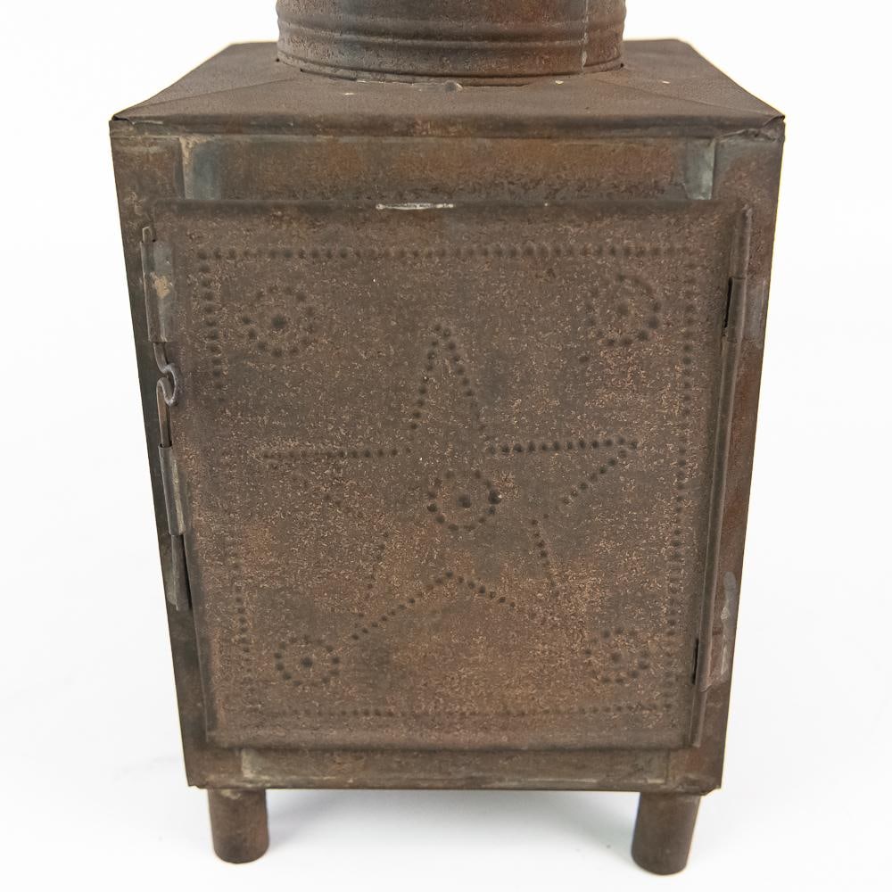 Vintage Punched Tin Magic Lantern - 5