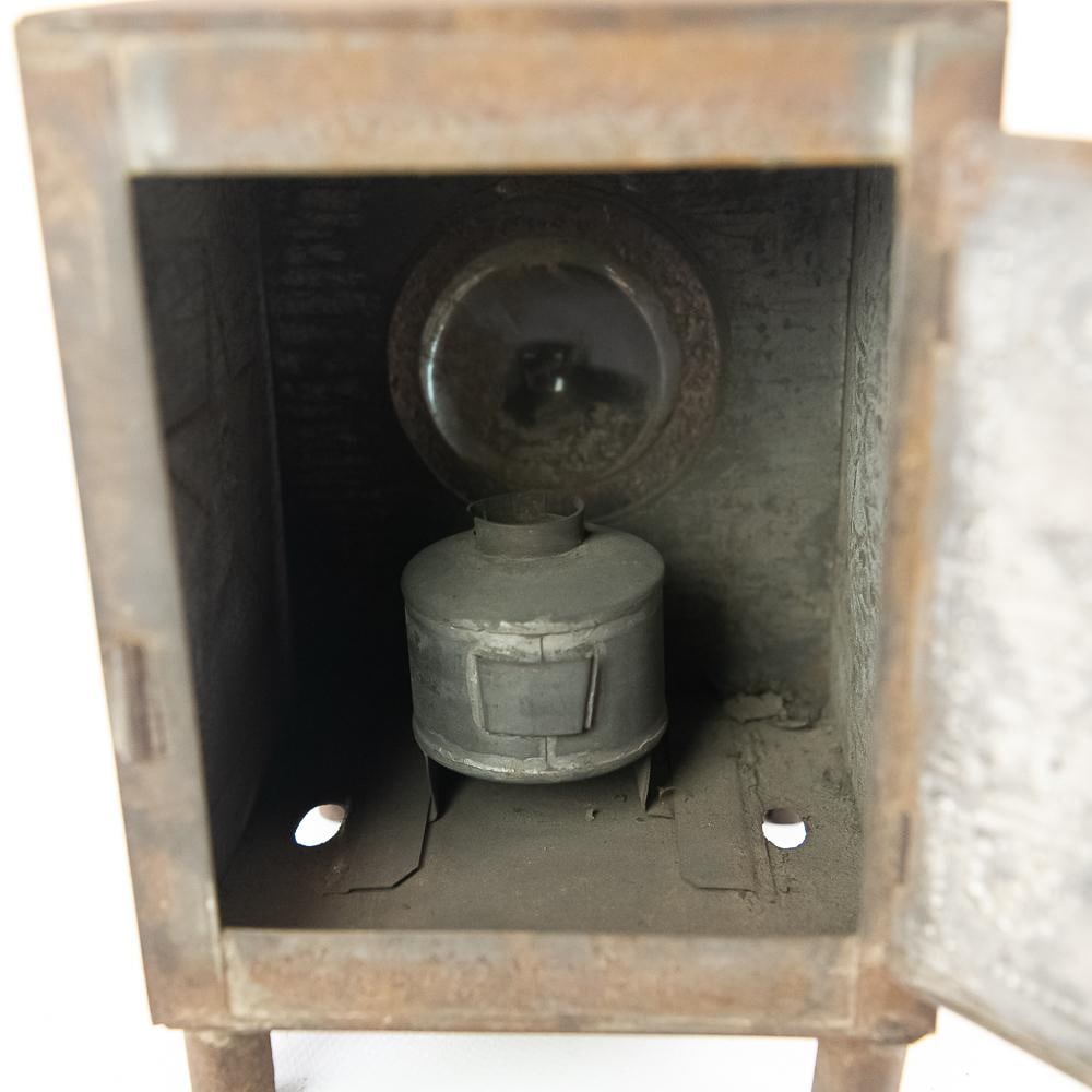 Vintage Punched Tin Magic Lantern - 6