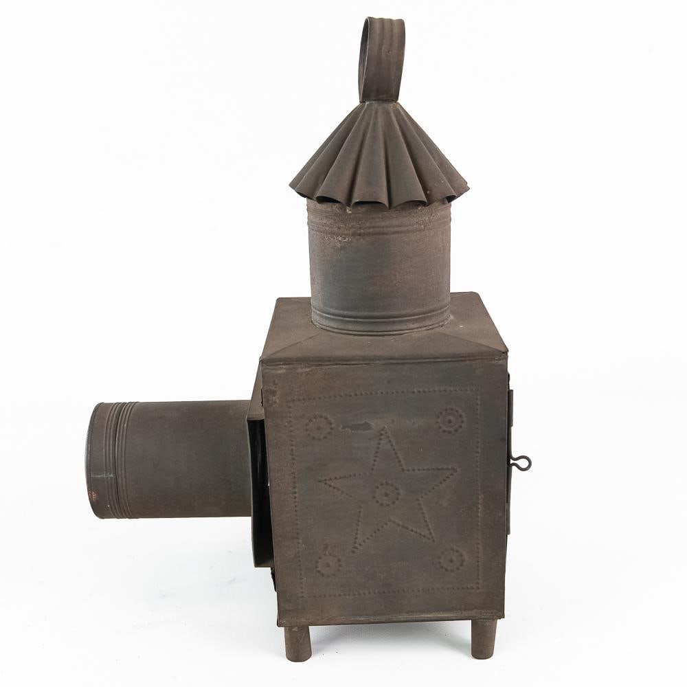 Vintage Punched Tin Magic Lantern - 7