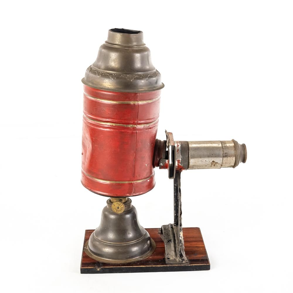 Antique German Magic Lantern Image Projector - 4