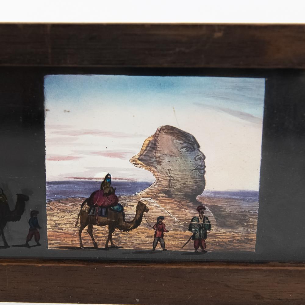 2 Victorian Mech. Lantern Slides-Sphinx, Acrobat - 7