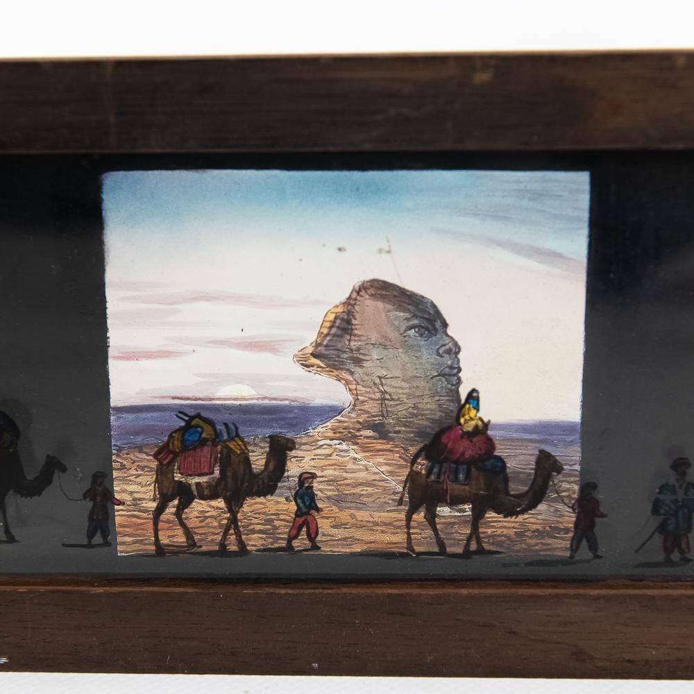 2 Victorian Mech. Lantern Slides-Sphinx, Acrobat - 8