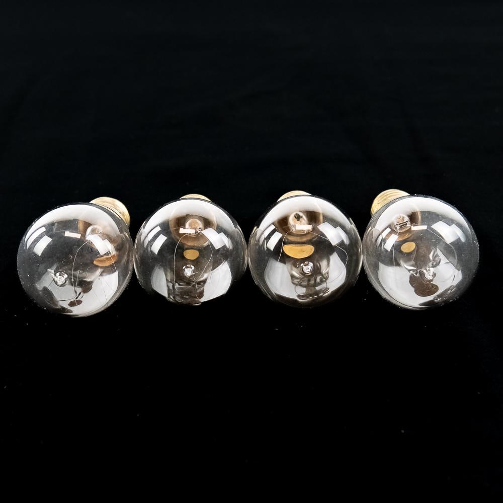4 Antique Peerless Tipped Light Bulbs - 7