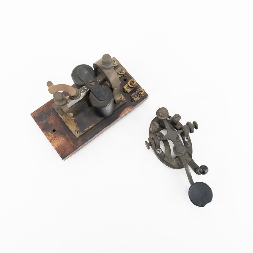 Morse Telegraph Key w/Sounder (2) - 2