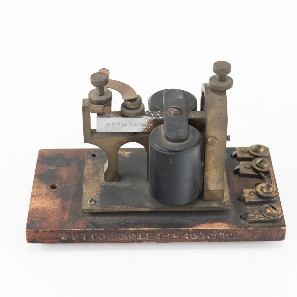 Morse Telegraph Key w/Sounder (2) - 5