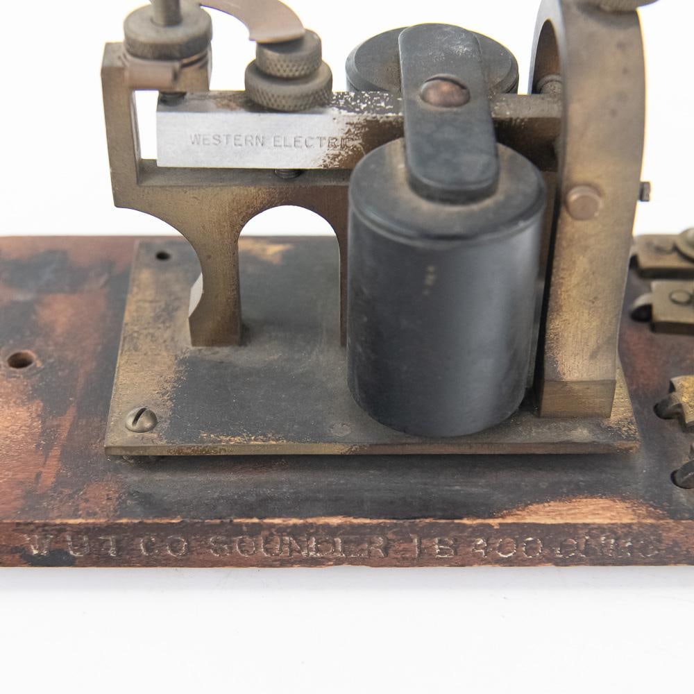 Morse Telegraph Key w/Sounder (2) - 7