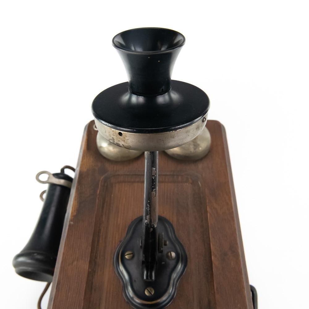 Oak Kellogg Wall Telephone - 3