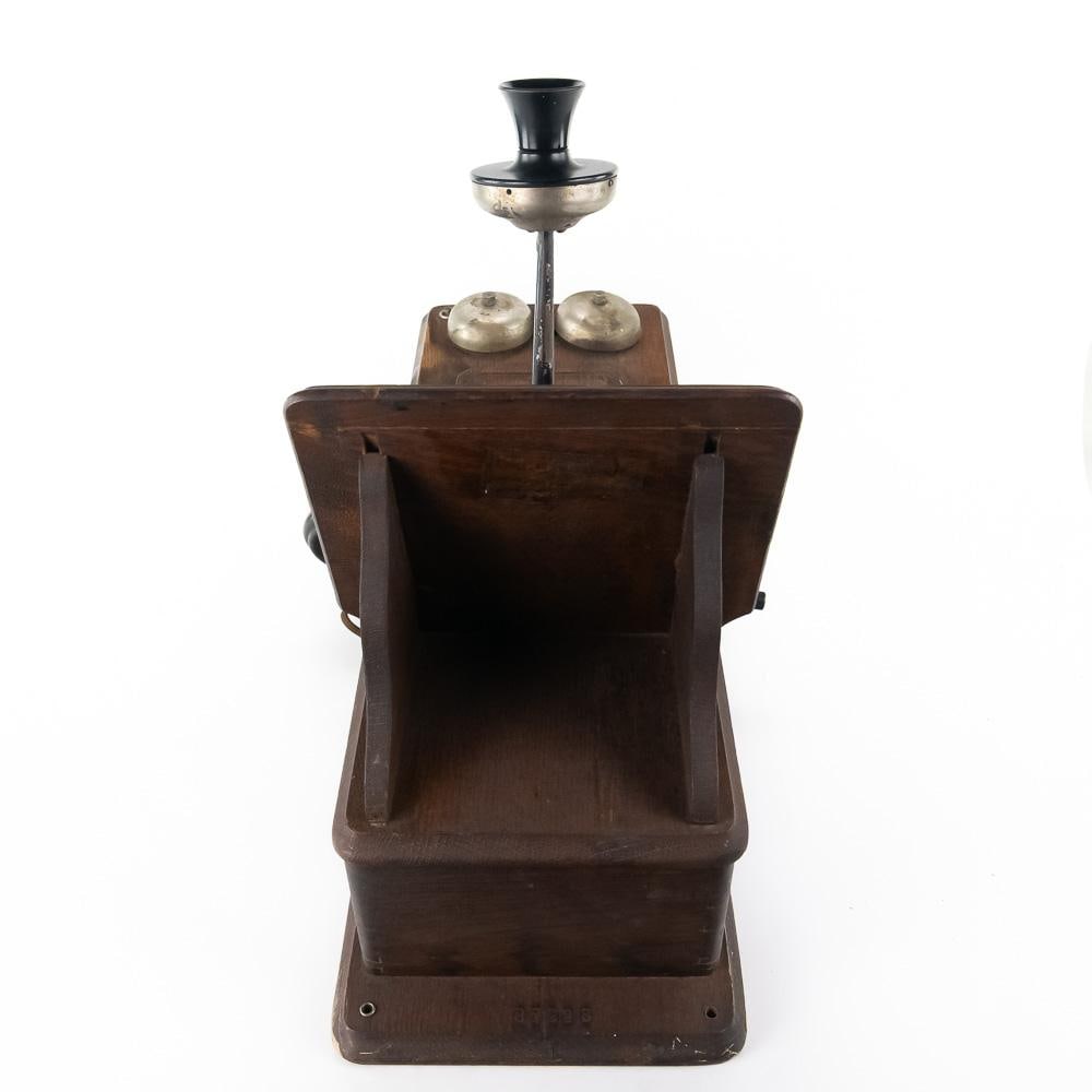Oak Kellogg Wall Telephone - 4