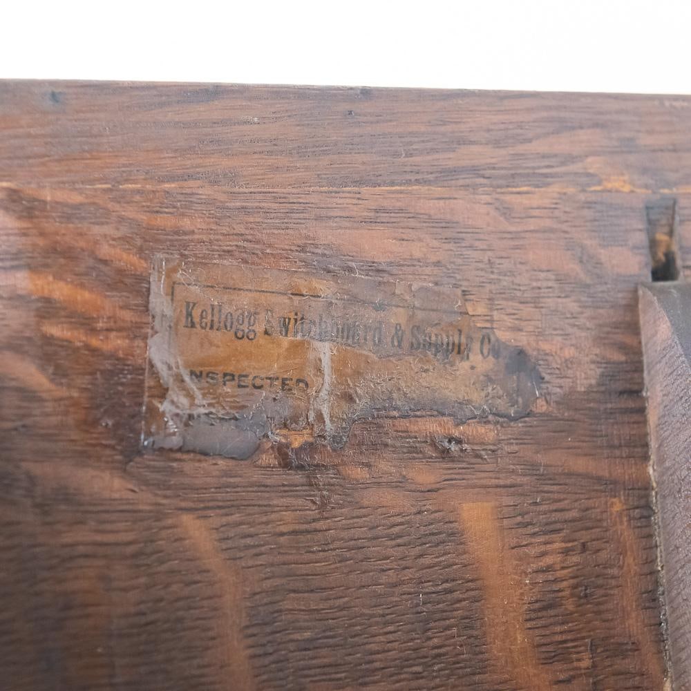 Oak Kellogg Wall Telephone - 7