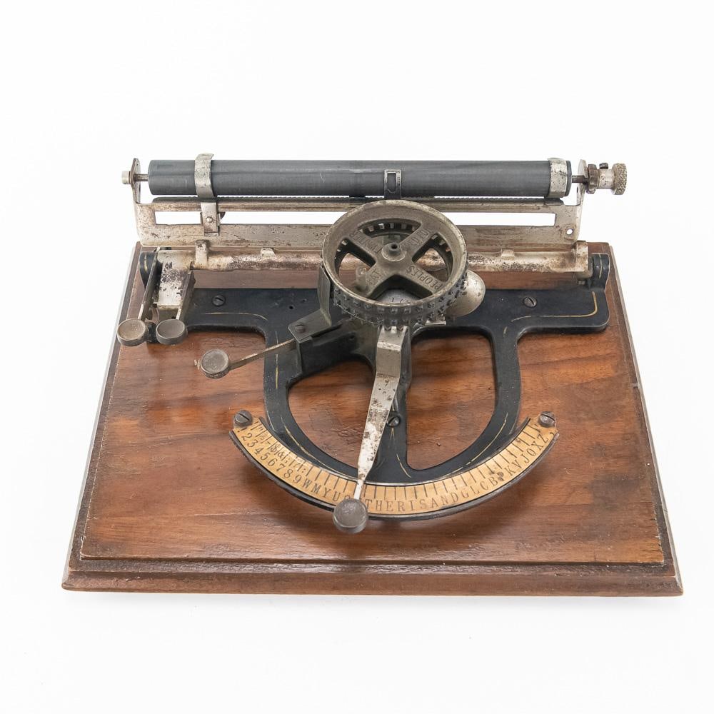 Victorian Era People's Index Typewriter (1 of 9)