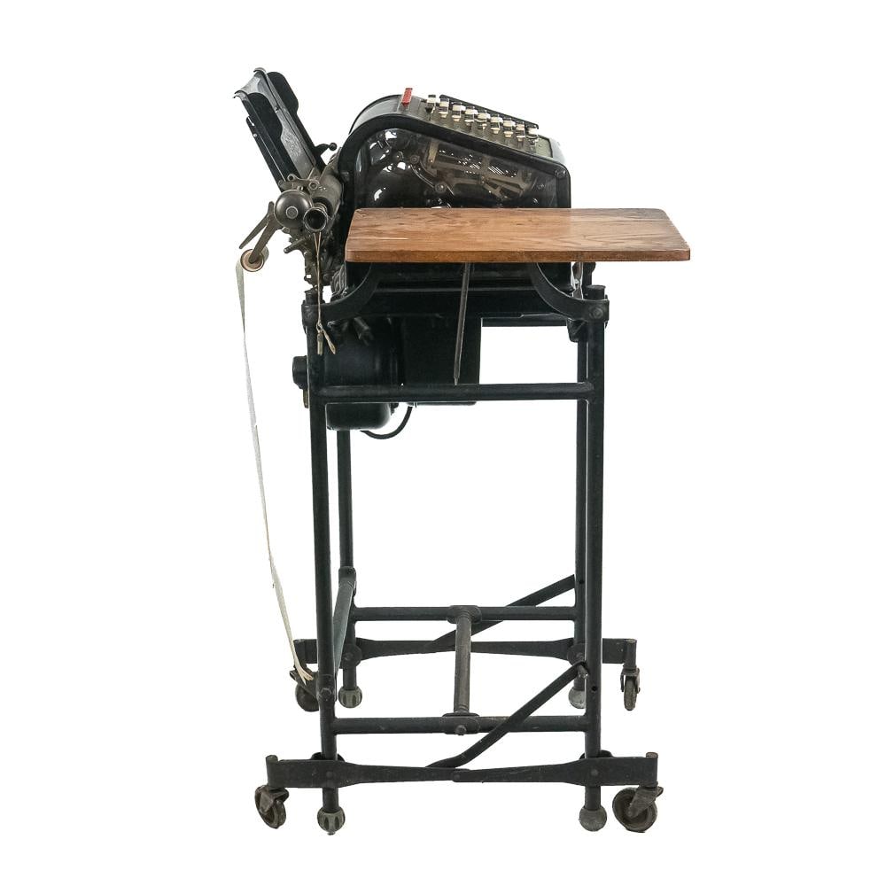 Vintage Burroughs Adding Machine Stand - 5
