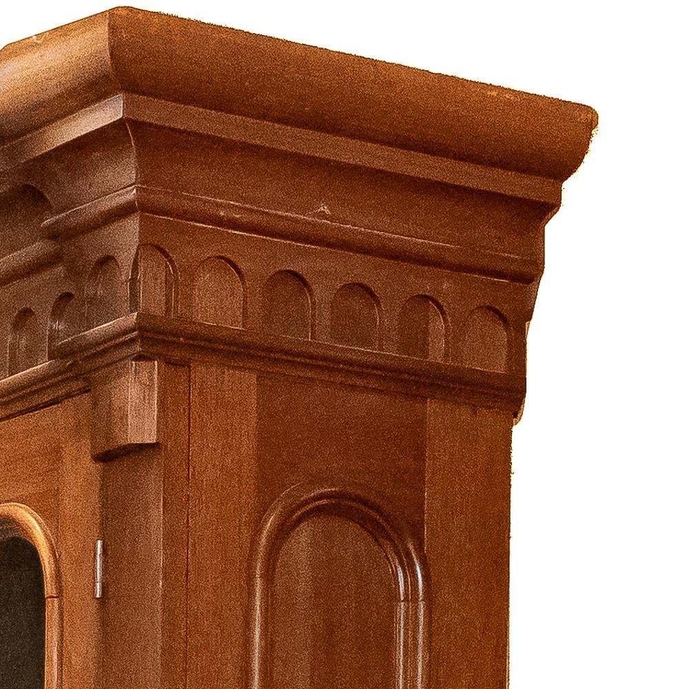 Large Victorian Walnut Bookcase with Mail Sorter - 8