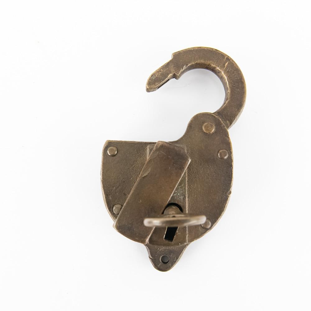 Pair Brass Railroad Switch Locks w/Keys - 2