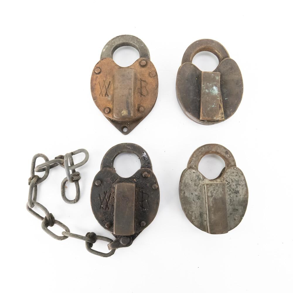 4 Heart Padllocks - No Keys (1 of 10)