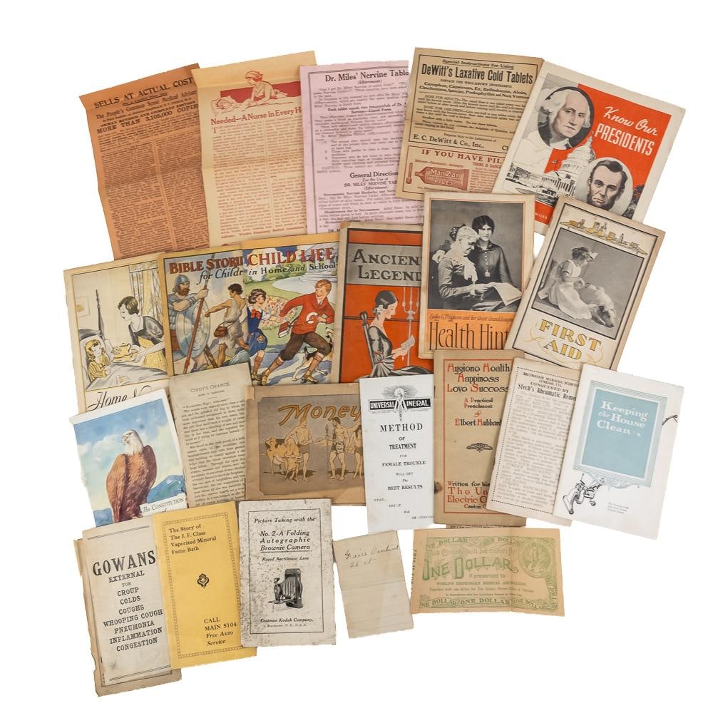 Vintage Ephemera & Medical Pamphlet Lot (1 of 15)