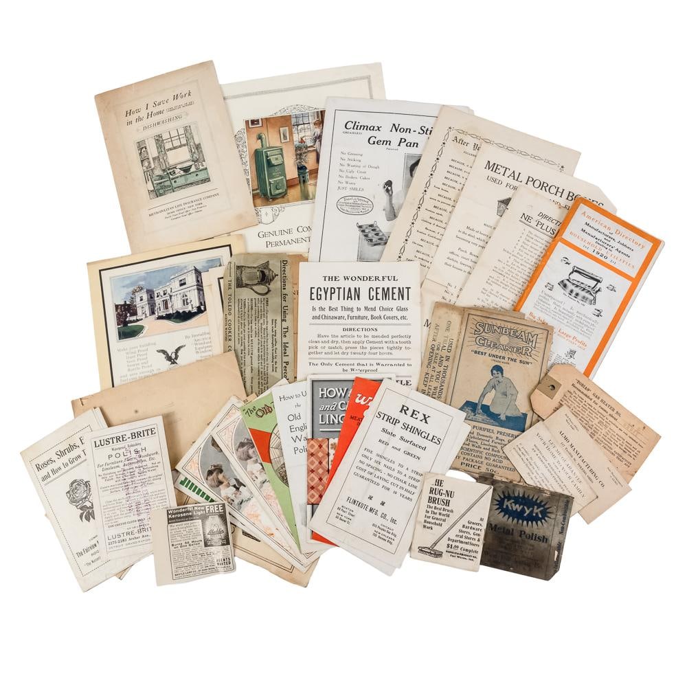 Vintage Advertising Pamphlets Lot (1 of 9)