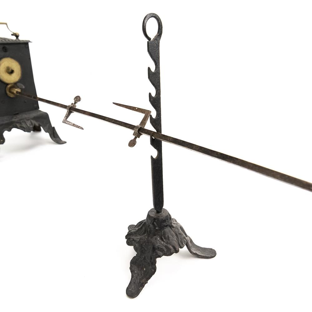 Antique Clockwork Mechanical Spit Jack-Works! - 4