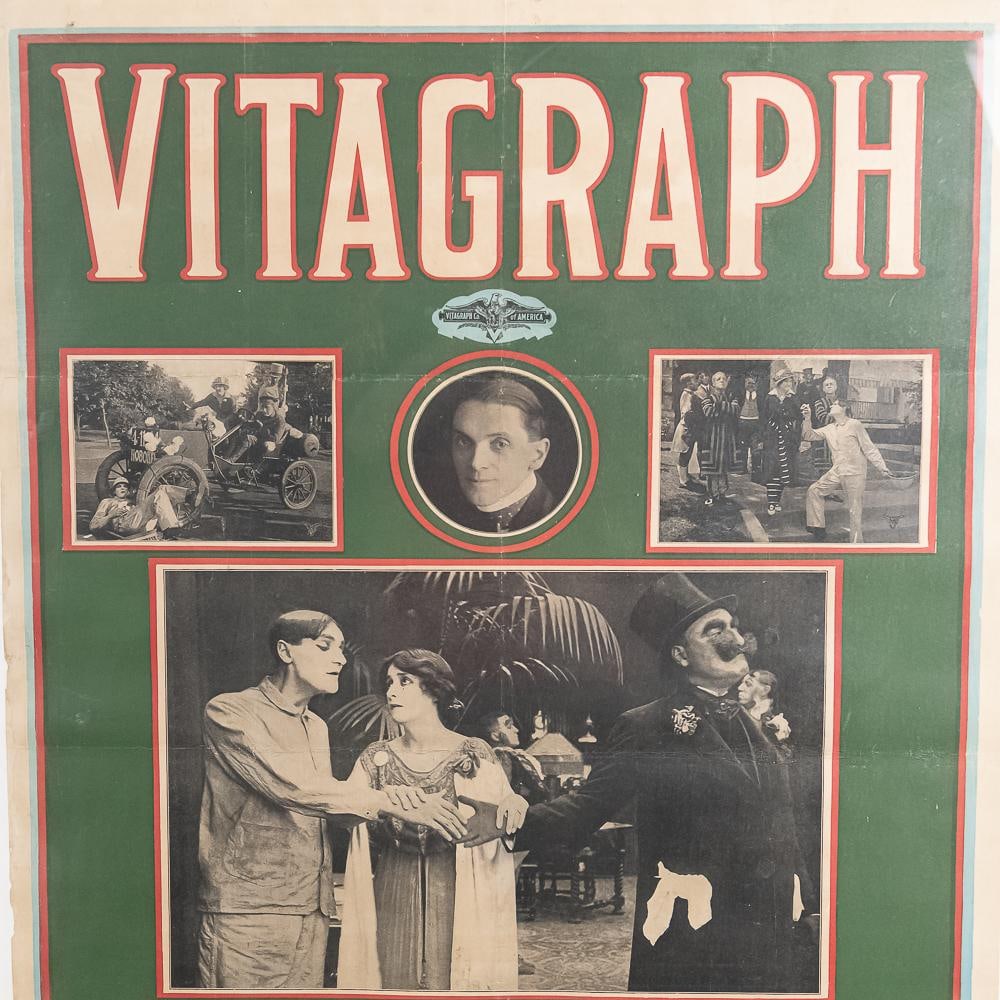 1915 Vitagraph Flora Fourflush One Sheet Poster - 2