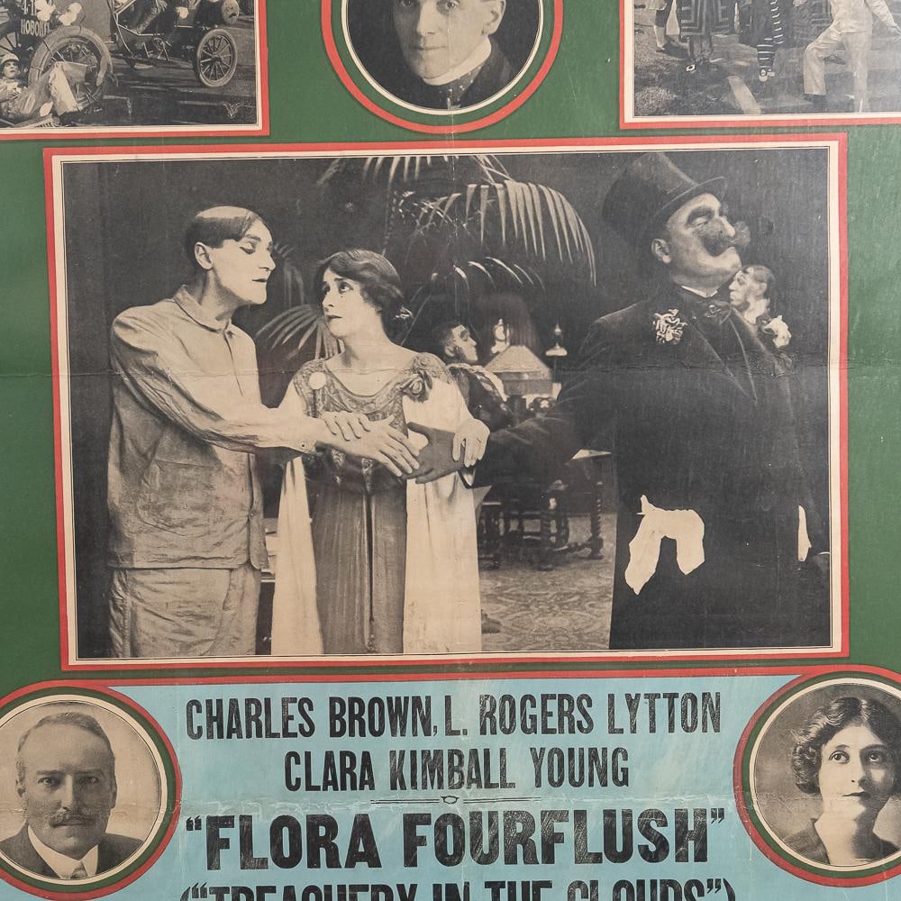 1915 Vitagraph Flora Fourflush One Sheet Poster - 6