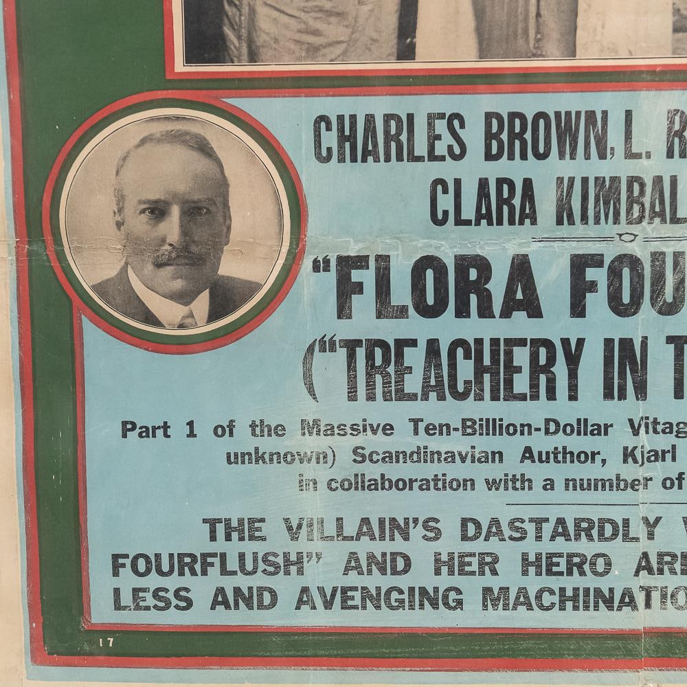 1915 Vitagraph Flora Fourflush One Sheet Poster - 7