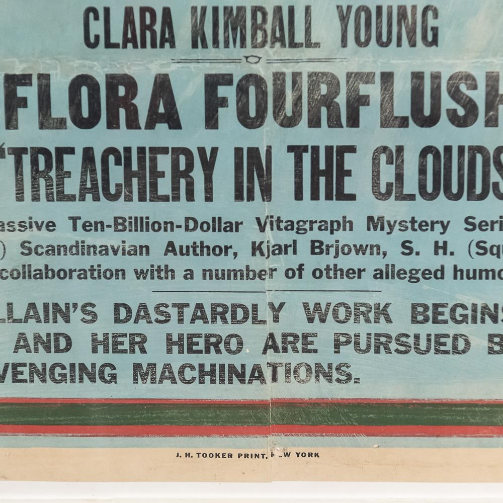 1915 Vitagraph Flora Fourflush One Sheet Poster - 9