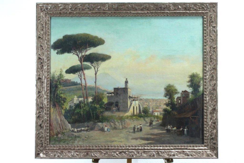 Domenico Ammirato Framed Oil Painting on Canvas (1 of 3)