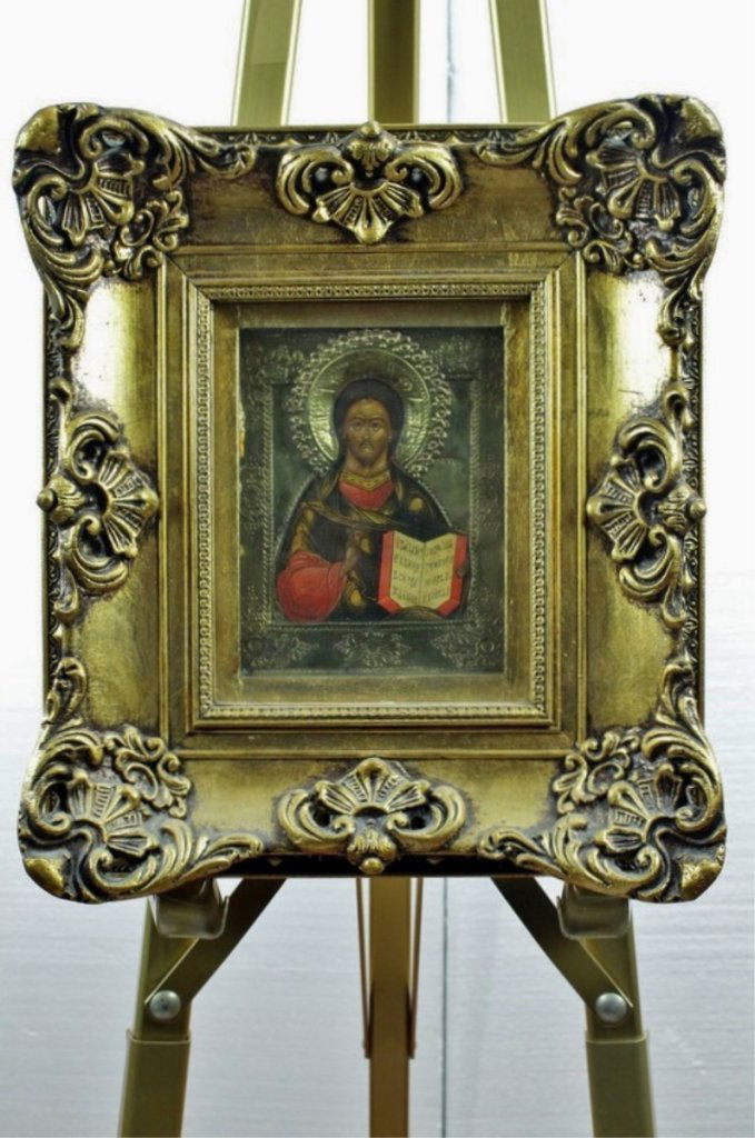 Early 20th Century Icon On Wood Panel Depicting (1 of 2)