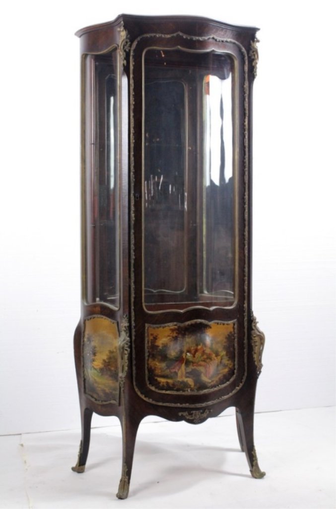 VERNIS MARTIN Louis XV Style Vitrine (1 of 10)