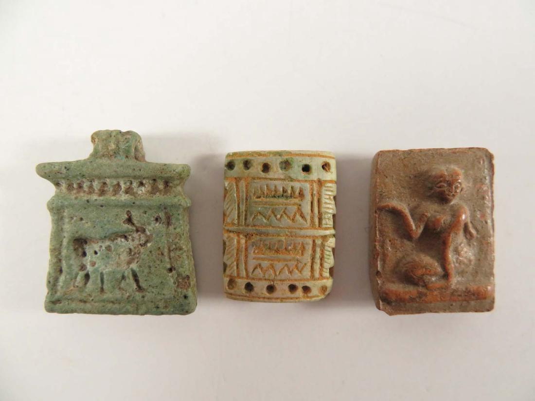 Ancient Egyptian Faience Medallions 3 (1 of 5)