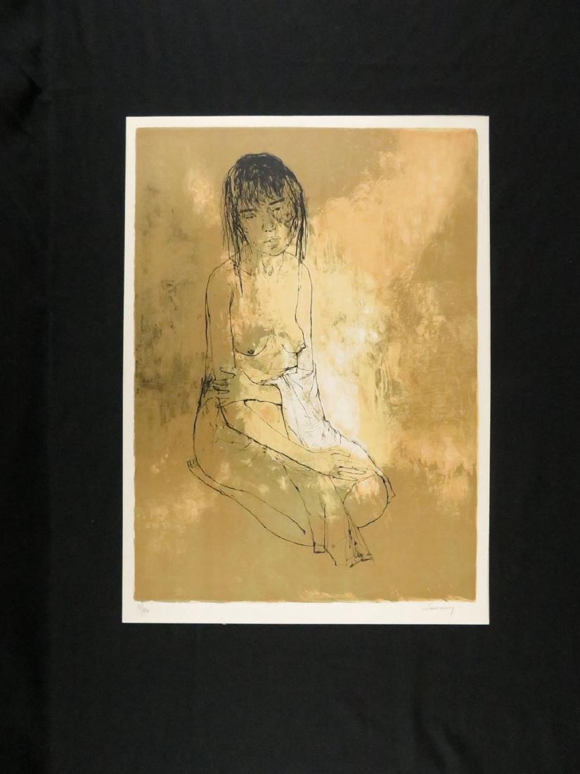 Jean Leon Jansem Modernist Portrait of Nude Woman: TYPE:Art SUB TYPE:Print REGION:Europe SUB REGION:France MEDIUM:Lithograph SGD/UNS:Signed LR TITLE:Jean Leon Jansem Modernist Portrait of Nude Woman CATALOG NOTES:Limited edition 23/120 INSIDE HEIGHT: