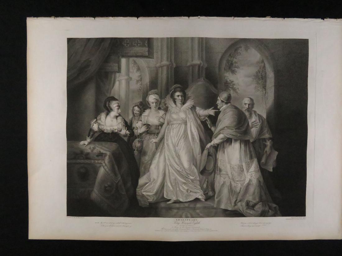 Boydell Shakespeare "King Henry VIII" 1796: TYPE:Art SUB TYPE:Print REGION:Europe SUB REGION:Great Britain MEDIUM:Engraving SGD/UNS:Signed in Plate TITLE:Boydell Shakespeare "King Henry VIII" 1796 CATALOG NOTES:From a portfolio by Boydell publi