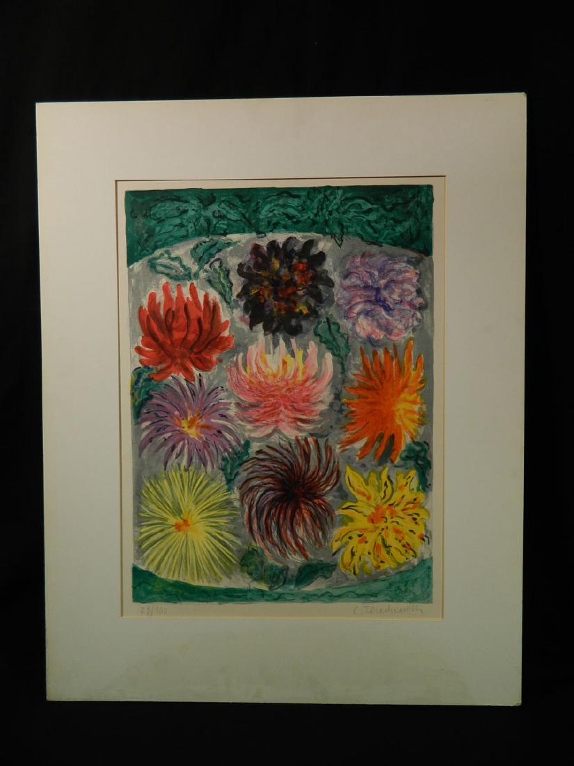 Constantin Terechkovitch Lithograph Still Life: TYPE:Art SUB TYPE:Print REGION:Europe SUB REGION:Russia MEDIUM:Lithograph SGD/UNS:Signed TITLE:Constantin Terechkovitch Lithograph Still Life CATALOG NOTES:Constantin Terechkovitch Lithograph Still Li