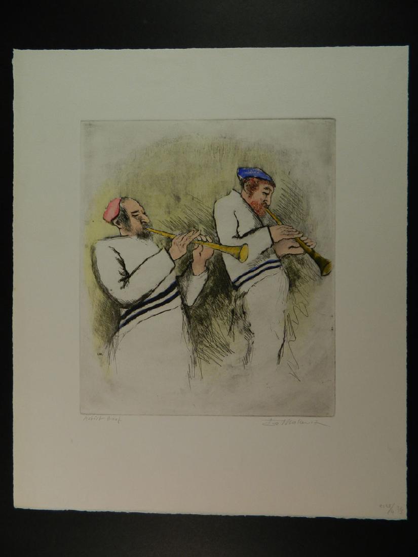 Ira Moskowitz Religious Subject: TYPE:Art SUB TYPE:Print REGION:United States SUB REGION:New York MEDIUM:Etching Color SGD/UNS:Signed TITLE:Ira Moskowitz Religious Subject CATALOG NOTES:Ira Moskowitz Religious Subject INSIDE HEIGHT:1