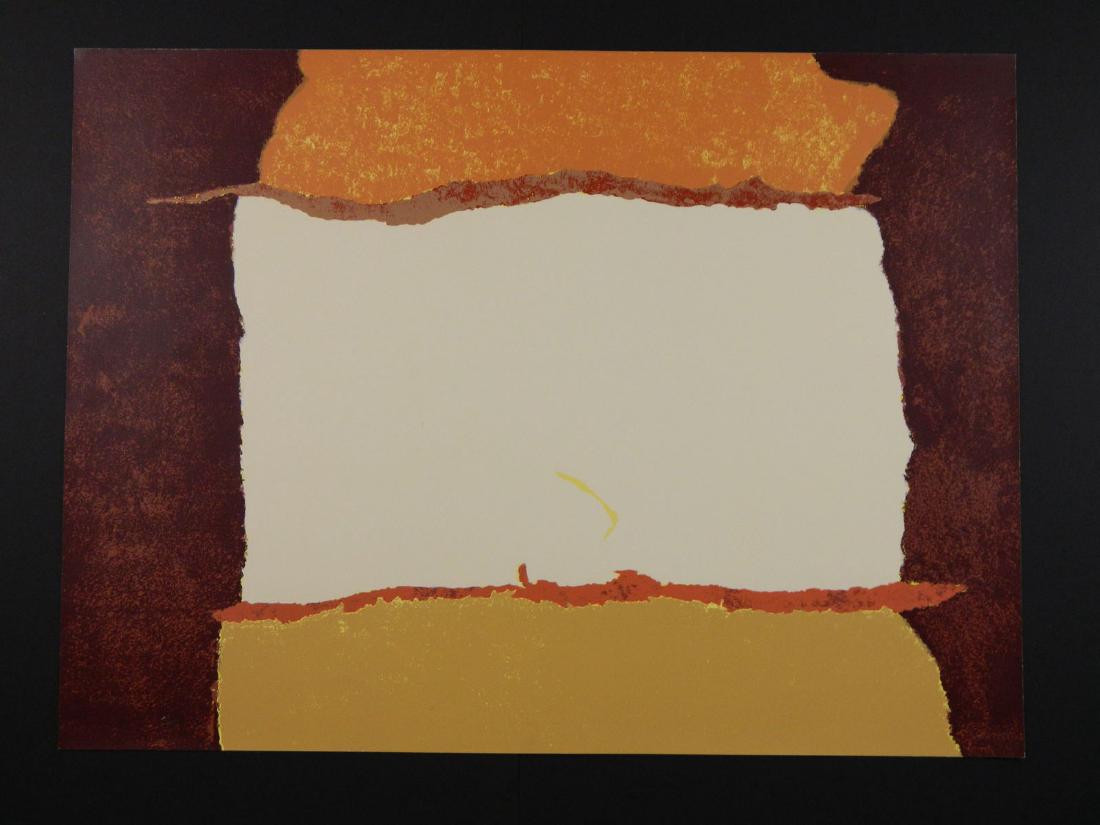 Theodoros Stamos Abstract Shapes: TYPE:Art SUB TYPE:Print REGION:United States SUB REGION:New York MEDIUM:Silkscreen SGD/UNS:Signed LL TITLE:Theodoros Stamos Abstract Shapes CATALOG NOTES:Limited edition lithograph by world famous mod