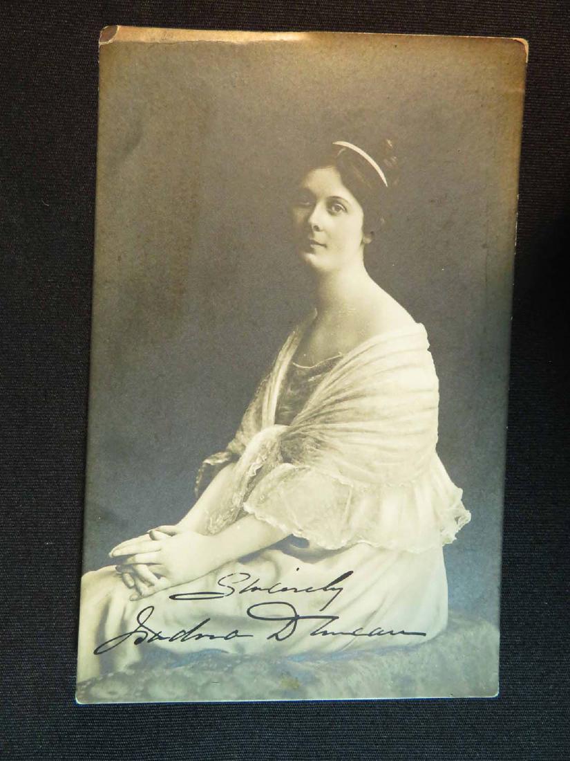 Postcard RPPC Isadora Duncan Signed Autograph (1 of 3)