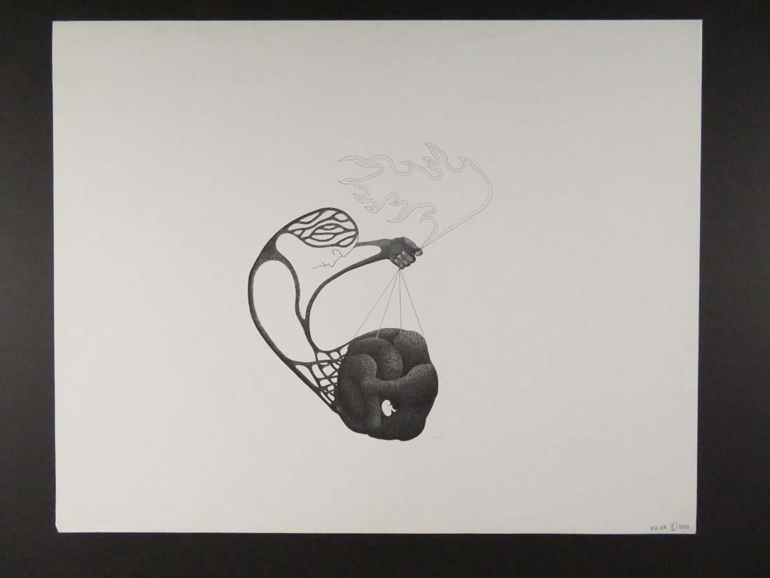 Modern Print Ascian (Jonathon Meador): TYPE:Art SUB TYPE:Print REGION:US SUB REGION: MEDIUM:Serigraph SGD/UNS:Signed TITLE:Modern Print Ascian (Jonathon Meador) CATALOG NOTES:Modern Print INSIDE HEIGHT: INSIDE WIDTH: OUTSIDE HEIGHT:23 OUTS
