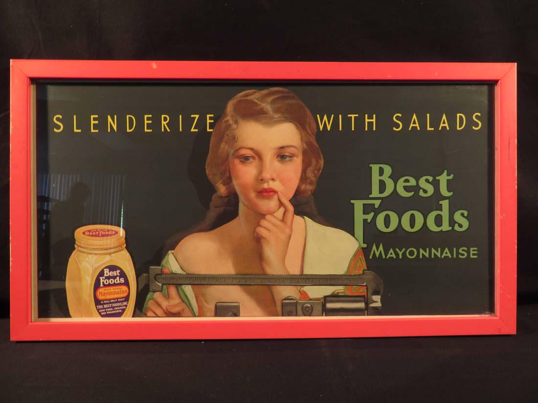 Advertising Tabard Press NYC Best Foods Mayonnaise: TYPE:Art SUB TYPE:Print REGION:US SUB REGION:New York MEDIUM:Collatype SGD/UNS: TITLE:Advertising Tabard Press NYC Best Foods Mayonnaise CATALOG NOTES:An original WPA period advertising poster done by