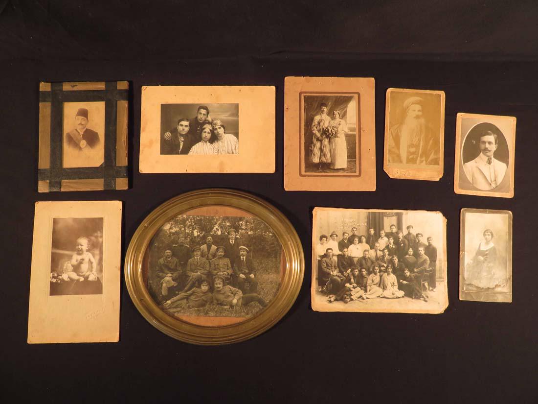 9 Early Photos Mostly Russian Military Etc: TYPE:Art SUB TYPE:Photograph REGION:Europe SUB REGION:Russia MEDIUM:Photo SGD/UNS: TITLE:9 Early Photos Mostly Russian Military Etc CATALOG NOTES:A lot of 9 different earl photographs. Most are Russia