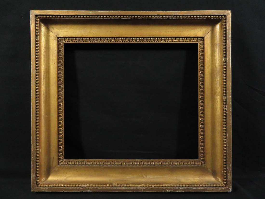 14.25x16.25 Antique Cove Beaded Frame 3 1/4" Wide: TYPE:Art SUB TYPE:Frame REGION: SUB REGION: MEDIUM:Wood SGD/UNS:Unsigned TITLE:14.25x16.25 Antique Cove Beaded Frame 3 1/4" Wide CATALOG NOTES:14.25x16.25 Antique Cove Beaded Frame 3 1/4" Wide Foster