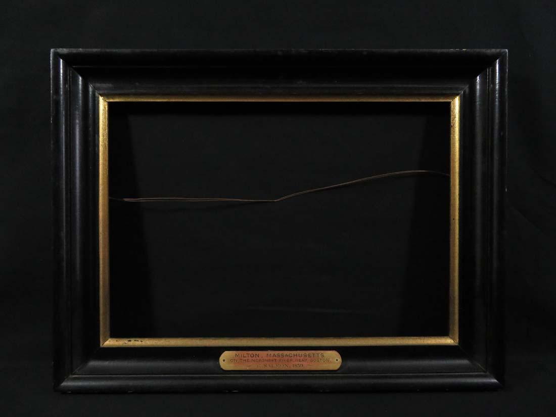 14.375x16.25 Antique Ebony Frame 3" Wide: TYPE:Art SUB TYPE:Frame REGION: SUB REGION: MEDIUM:Wood SGD/UNS:Unsigned TITLE:14.375x16.25 Antique Ebony Frame 3" Wide CATALOG NOTES:14.375x16.25 Antique Ebony Frame 3" Wide. From an exceptional one