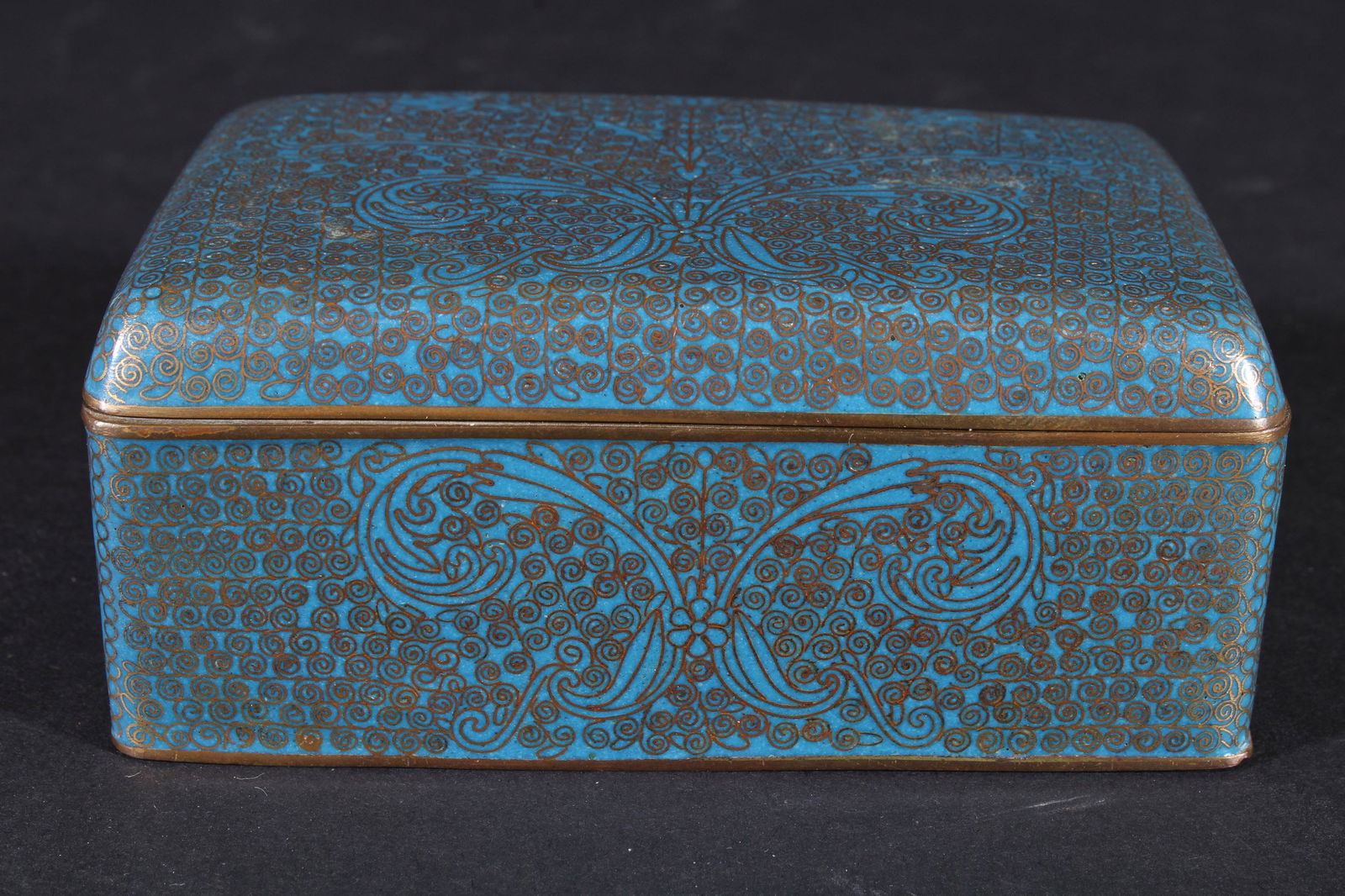 Chinese Cloisonne Lidded Rectangular Box 4.125" (1 of 6)