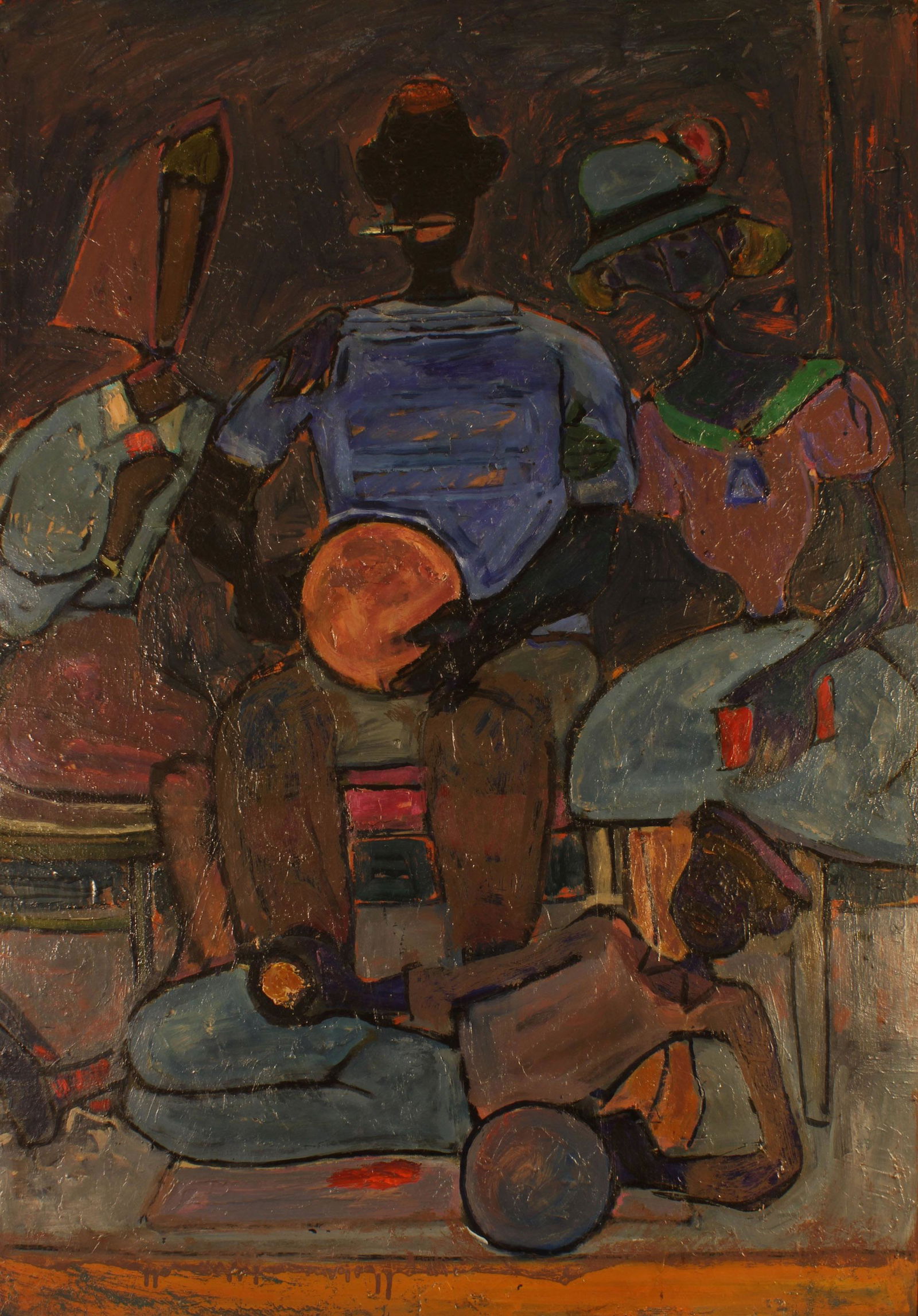 African American Black Harlem Renaissance Bowling (1 of 6)