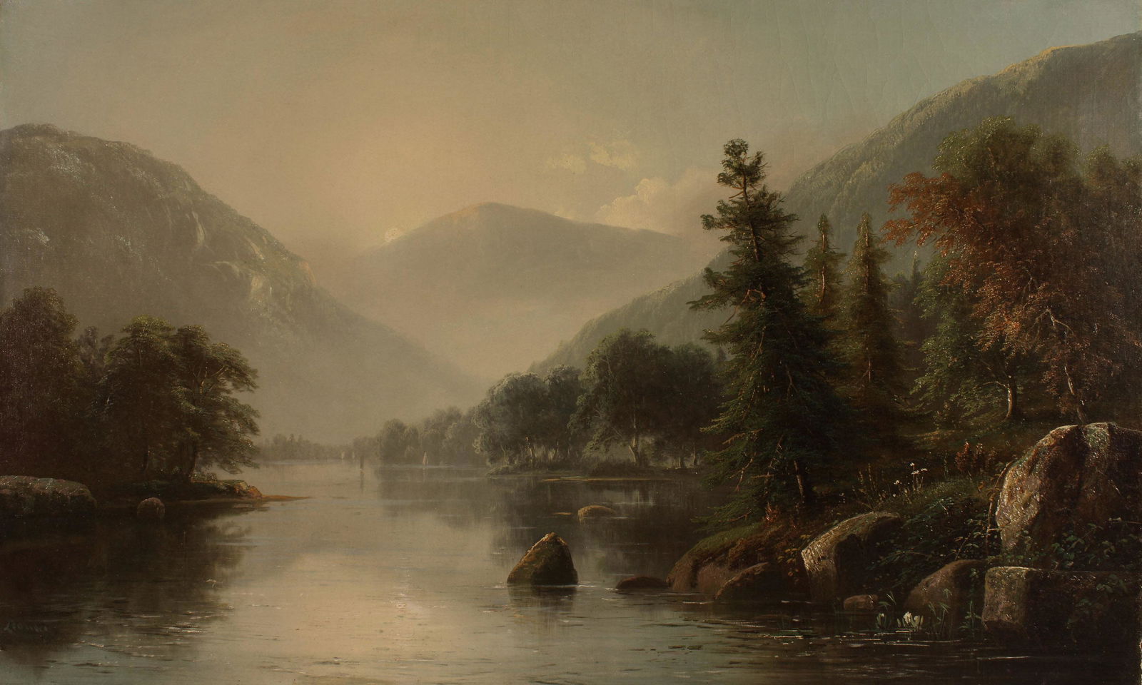 Robert RGL Leonori 19th Luminist Hudson River School (1 of 9)