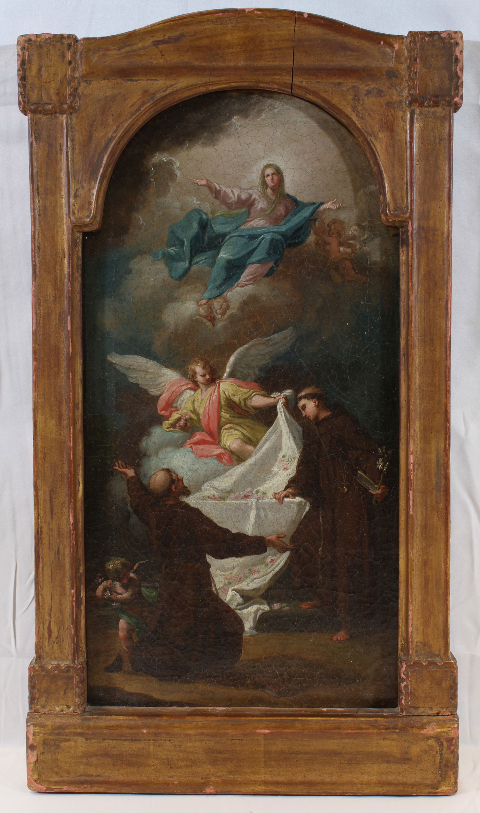 Attrib Corrado Giaquinto Old Master O/C Assumption of the Virgin (1 of 5)