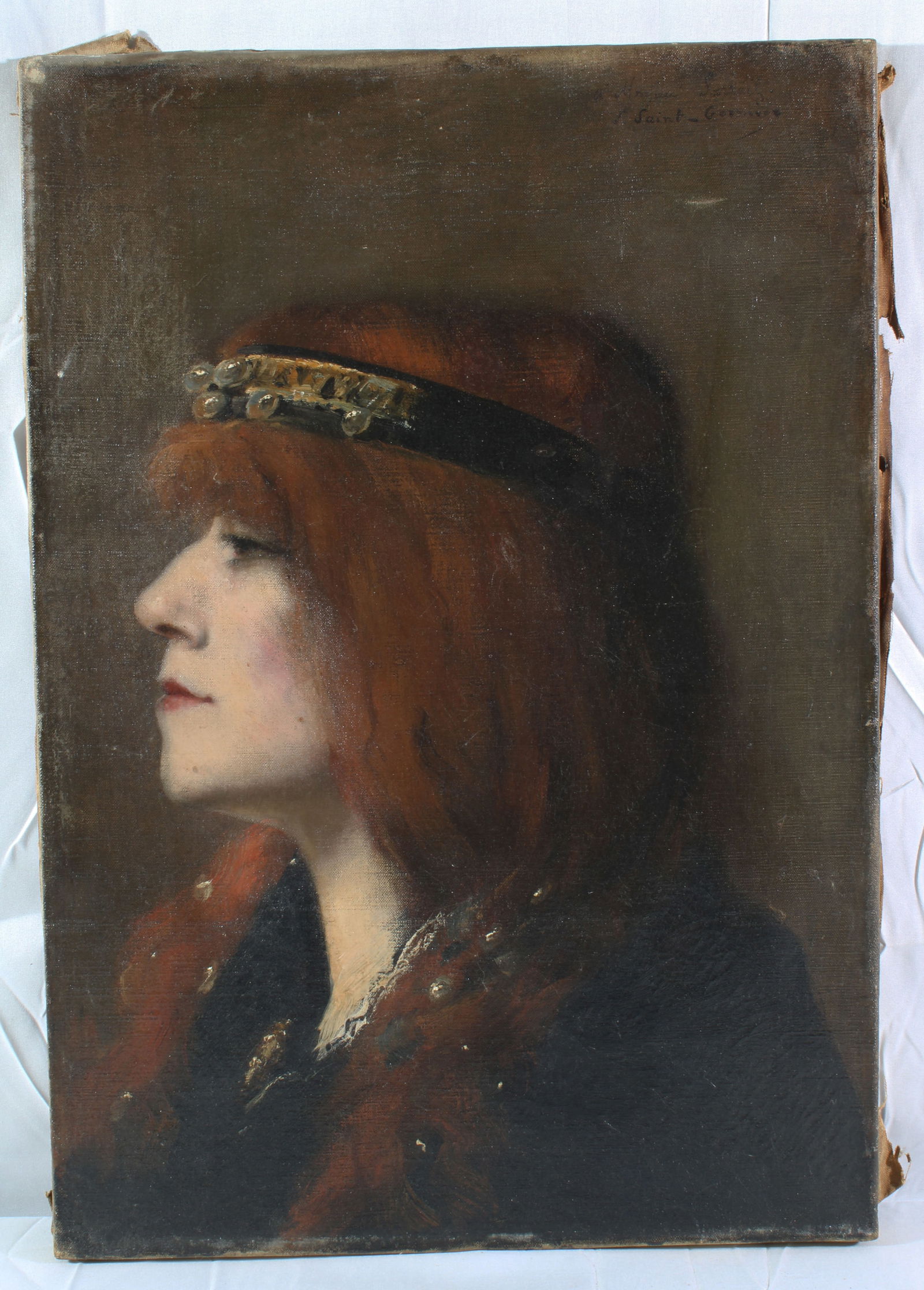 Sarah Bernhardt Joseph Saint Germier 19th C French Impressionist (1 of 14)