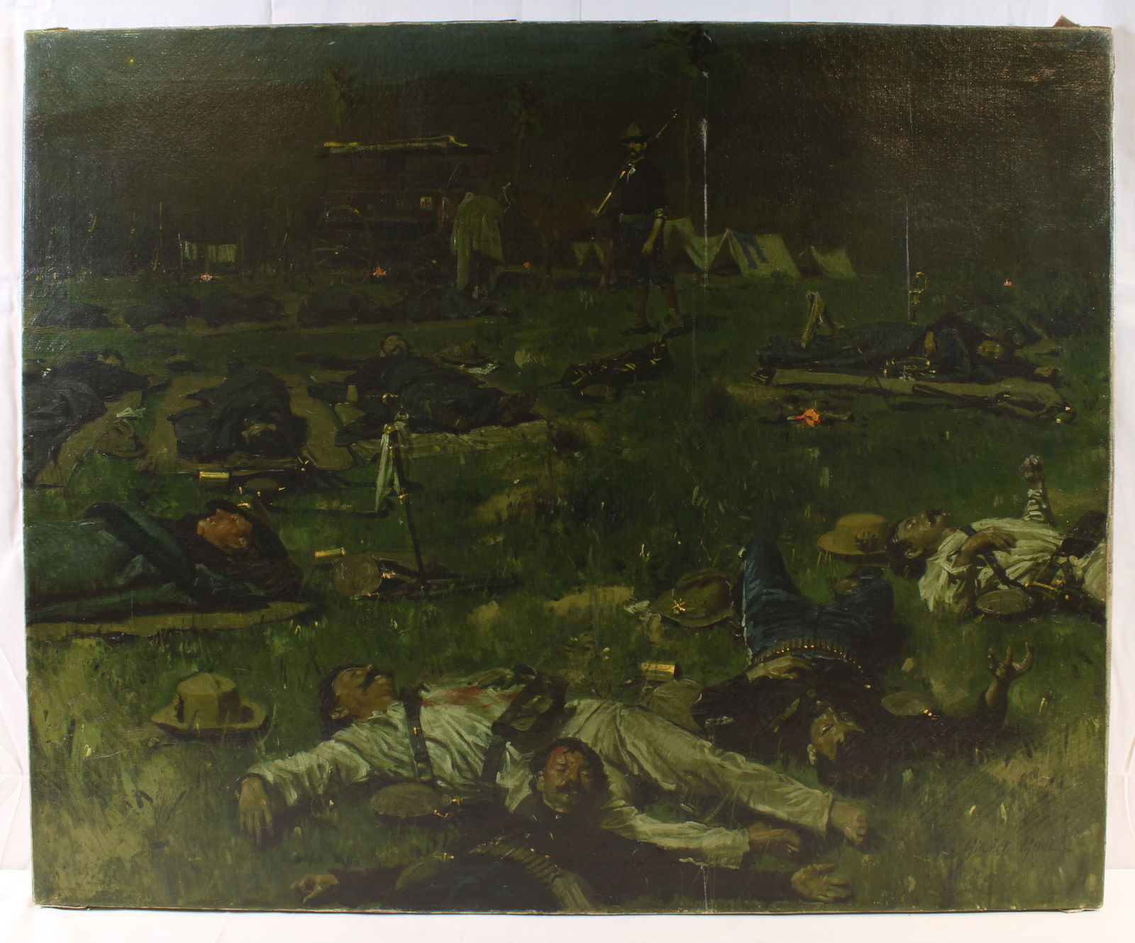 Gilbert Gaul Illustration Spanish American War Battle Aftermath (1 of 8)