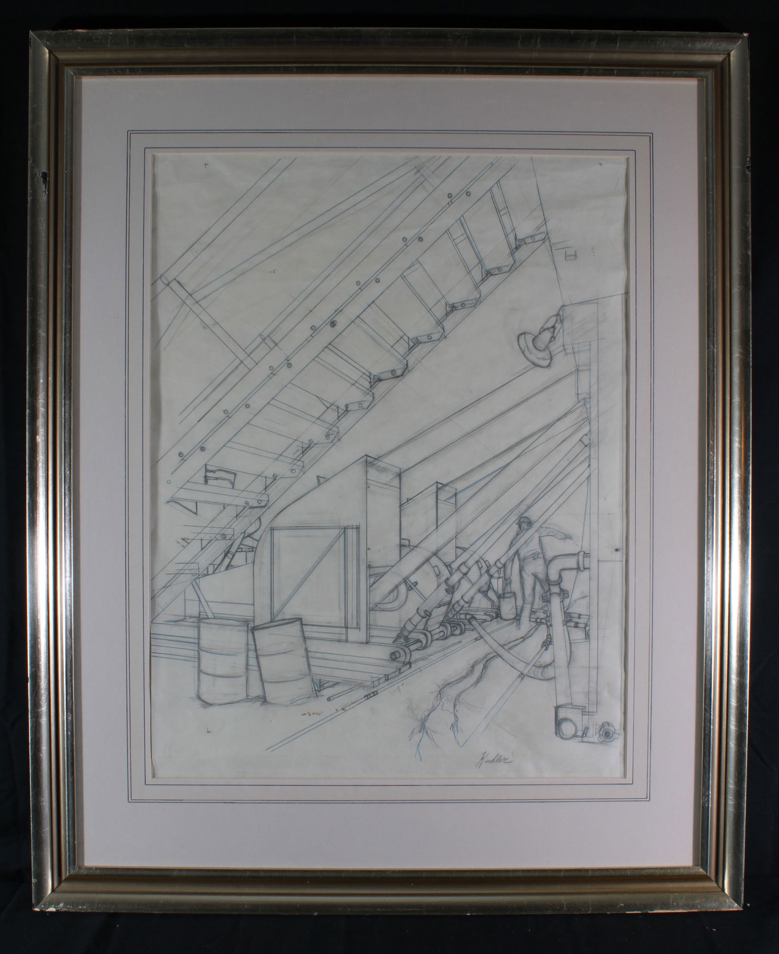 Otto Kuhler WPA Era Industrial Train Locomotive (1 of 3)